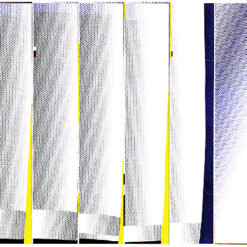 Pop Art Interior Painting Inspired by Roy Lichtenstein – 'Mirror Six Panels #3' (1971) – Fine Art Oil on Canvas Reproduction
