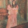 Portrait of Miss May Belfort by Henri de Toulouse-Lautrec – 1895, Post-Impressionist Oil on Canvas