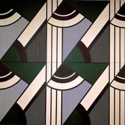 Custom Oil Painting Inspired by Roy Lichtenstein – 'Modular Painting with Four Panels, #6' (1970) – Abstract Art on Canvas
