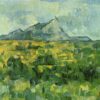 Mont Sainte-Victoire" (1906) – Final Period Landscape by Paul Cézanne, Oil on Canvas