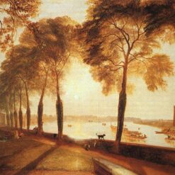 J.M.W. Turner Oil Painting – Mortlake Terrace, 1826, Romantic Landscape