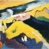 mountain landscape with church 1910.jpgLarge