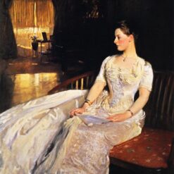 John Singer Sargent 'Mrs. Cecil Wade' Realism Portrait – Fine Art Reproduction on Canvas