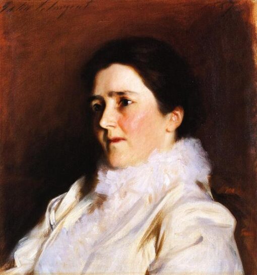John Singer Sargent ‘Mrs. Charles Fairchild’ Realism Portrait – Fine Art Reproduction on Canvas