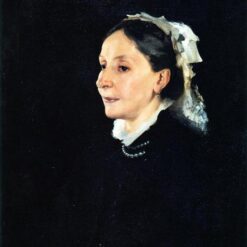 Oil Painting Inspired by John Singer Sargent’s Mrs. Daniel Sargent Curtis – Realistic Portrait Art on Canvas