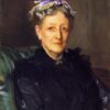 John Singer Sargent 'Mrs. Frederick Mead (Mary Eliza Scribner)' Realism Portrait – Fine Art Reproduction on Canvas
