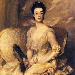 John Singer Sargent 'Mrs. Thomas Wodehouse Legh' Realism Portrait – Fine Art Reproduction on Canvas