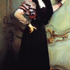 1896 Portrait of Mrs. Walter Bacon (Virginia Purdy Barker) – John Singer Sargent Realist Oil on Canvas
