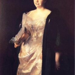 John Singer Sargent 'Mrs. William Playfair' Realism Portrait – Fine Art Reproduction on Canvas