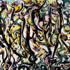 Inspired by Jackson Pollock’s Mural (1943) – Abstract Expressionism Oil on Canvas (247 x 605 cm)