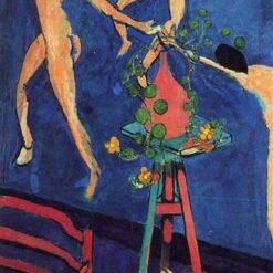 Henri Matisse Inspired Interior Painting – Nasturtiums with 'The Dance' (II) (1912) – Hand-Painted Oil on Canvas