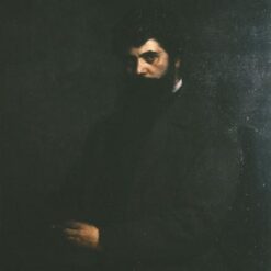 Realism Portrait: Nikolaos Politis, Student in Munich by Georgios Jakobides – Oil Reproduction on Canvas