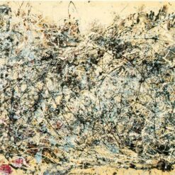 Inspired by Jackson Pollock’s No. 1 (1948) – Action Painting Reproduction (Oil on Canvas)