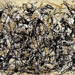 Inspired by Jackson Pollock’s Autumn Rhythm (Number 30) – Large-Scale Abstract Action Painting on Canvas (Oil & Enamel, 1950)