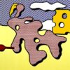 Roy Lichtenstein Inspired Abstract Oil Painting – 'Nude on Beach' (1977) – High-Quality Reproduction on Canvas