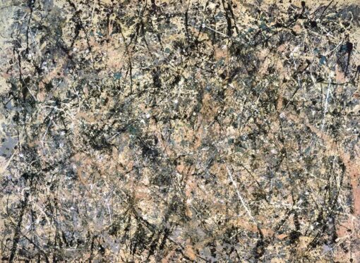 Inspired by Number 1 (Lavender Mist) by Jackson Pollock – Monumental Abstract Oil & Enamel Painting (243.8 x 122.6 cm)