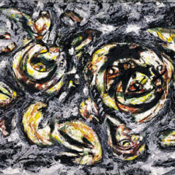 Inspired by Jackson Pollock’s Ocean Greyness – Large Abstract Expressionist Oil (229 x 146.7 cm)