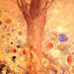 Symbolist Religious Masterpiece – Buddha in His Youth, 1904 by Odilon Redon, High-Quality Replica