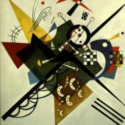 Wassily Kandinsky’s On White II – 1923 Abstract Art Oil Painting Replica