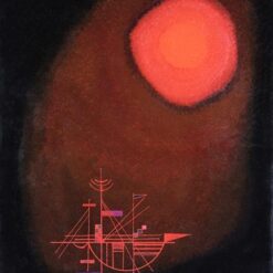 Kandinsky's Red Sun and Ship (1925) – The Symbolism of Nature and Motion in Abstract Expressionism
