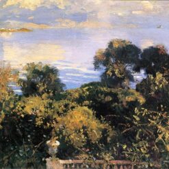 John Singer Sargent Oil Painting – Oranges at Corfu, c. 1909, Realism Landscape