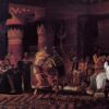 Pastimes in Ancient Egypt Oil Painting – 3,000 Years of Egyptian Culture, Historical Art by Sir Lawrence Alma-Tadema