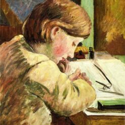 Paul Writing" – Pissarro's Intimate Impressionist Portrait of His Son