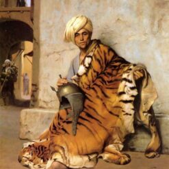 Pelt Merchant of Cairo by Jean-Léon Gérôme – Handcrafted Orientalism Art Reproduction