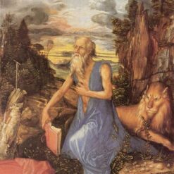Penitent Jerome by Albrecht Dürer - 1494-1497 Northern Renaissance Religious Oil Painting on Panel