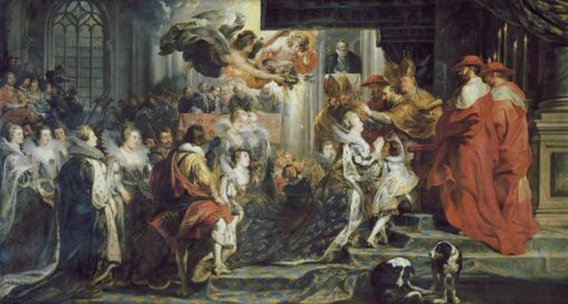 Baroque Art Reproduction: “Coronation of Marie de Medici” by Peter Paul Rubens