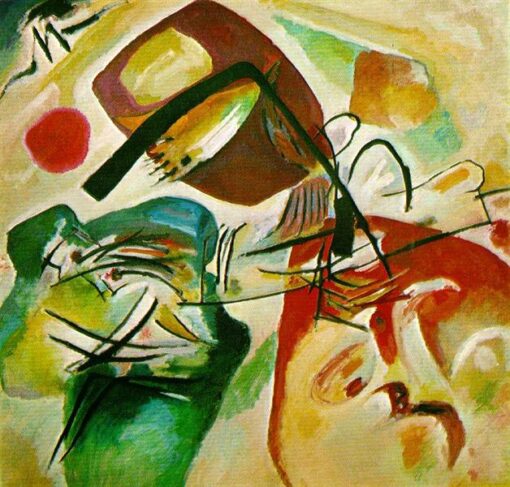 Wassily Kandinsky – Picture with a Black Arch (1912) – Monumental Abstract Expression