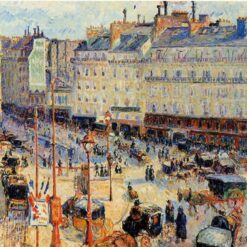 Place du Havre, Paris" (1893) – Elegant Pissarro Cityscape from the Impressionist Era
