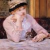 Oil Painting Inspired by Edouard Manet’s Plum – Classic Genre Art on Canvas