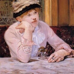 Oil Painting Inspired by Edouard Manet’s Plum – Classic Genre Art on Canvas