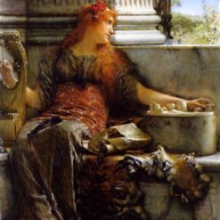 Poetry – Romantic Allegorical Oil Painting by Sir Lawrence Alma-Tadema (1879)