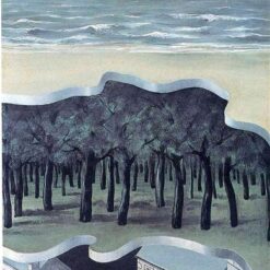 Popular Panorama Inspired by René Magritte – 1926 Surrealist Symbolic Painting, Oil on Canvas (120x80 cm)