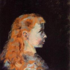 Henri de Toulouse-Lautrec – 'Portrait of a Child', 1882 Oil on Panel, French Impressionist Art
