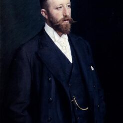Portrait of a Gentleman by Peder Severin Kroyer – 1898 Realist Portrait Reproduction