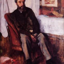 Edgar Degas 'Portrait of a Man' (c.1866) – 19th Century Impressionist Portrait, Brooklyn Museum