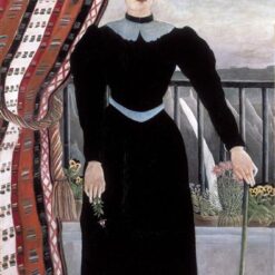 Henri Rousseau "Portrait of a Woman" Oil Painting Reproduction – Naïve Art Portrait on Canvas (150 x 160 cm)