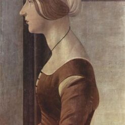 Portrait of a Young Woman by Sandro Botticelli - Early Renaissance Portrait, 1475
