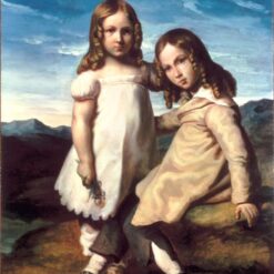 Théodore Géricault Portrait of Alfred and Elizabeth Dedreux – Romanticism Couple Portrait Oil Reproduction