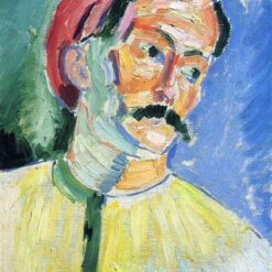 Custom Oil Painting Inspired by Henri Matisse – 'Portrait of André Derain' (1905) – Fauvist Portrait on Canvas