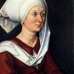 Portrait of Barbara by Albrecht Dürer - 1490 Northern Renaissance Oil Painting on Panel