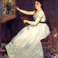 Portrait of Eva Gonzales – Inspired by Edouard Manet’s 1870 Realist Masterpiece