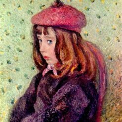 Felix Pissarro: Portrait" (1881) by Camille Pissarro | Impressionist Masterpiece