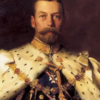 Hand-Painted Luke Fildes ‘Portrait of George V in Coronation Robes’ Oil Painting - Academic Portrait Art on Canvas from Dafen Village Studio
