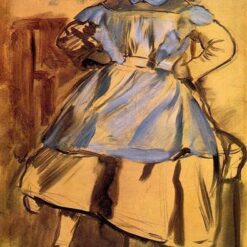 Edgar Degas ‘Portrait of Giulia Bellelli’ – 1859 Sketch Reproduction in Oil on Canvas