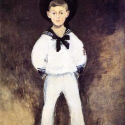 Oil Painting Inspired by Edouard Manet: Portrait of Henry Bernstein as a Child (1881) on Canvas