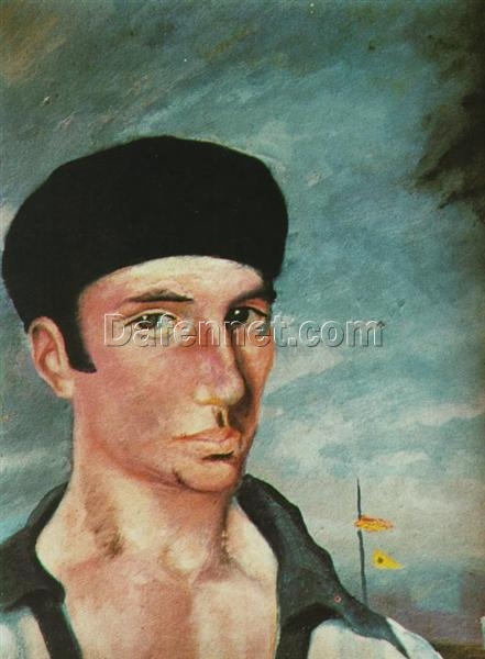 Portrait of Jaume Miravidles Inspired by Salvador Dali – Expressionism Oil on Panel